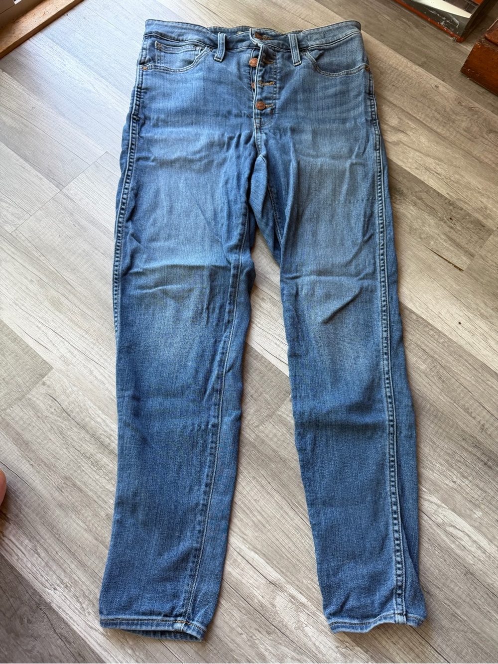 Madewell Skinny High-Rise Jeans in Blue Wash size 30